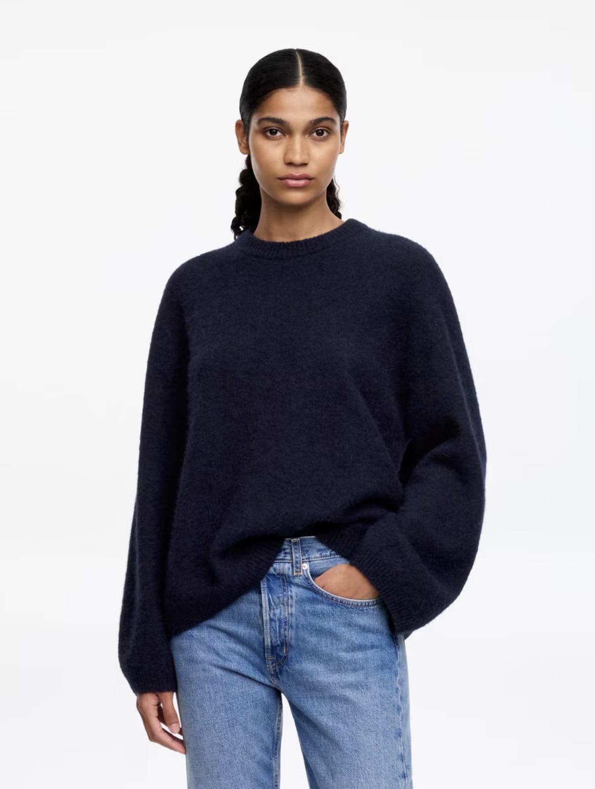 Navy sweater